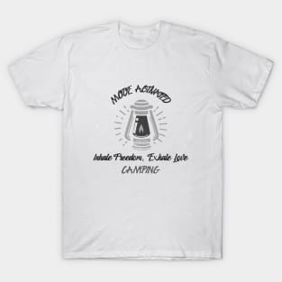 Inhale Freedom Exhale Love Camping T-Shirt